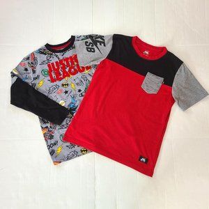 Lot of 2 Pieces Boys Nike T-shirt & Justice League Top Size XL